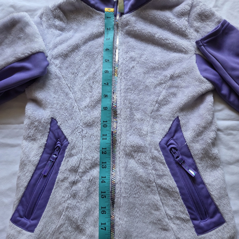 Champion Kids Jacket in Gray and Purple